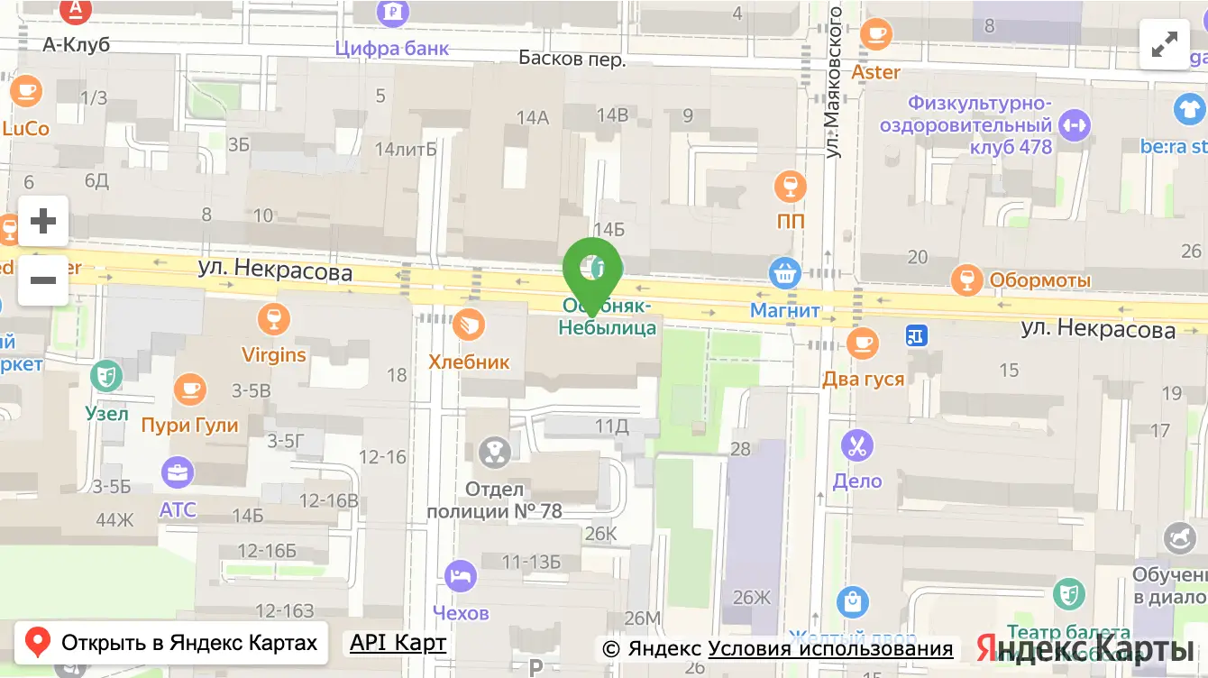 Карта: Гомеопатическая клиника Яворского