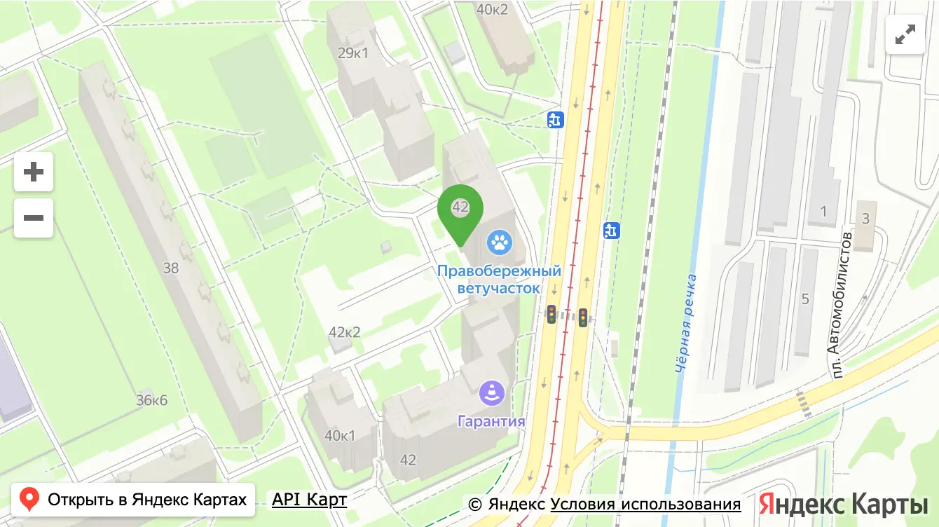 Карта: МедЛаб Дыбенко