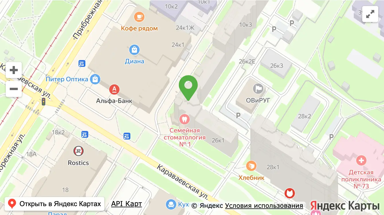 Карта: МедЛаб Рыбацкое