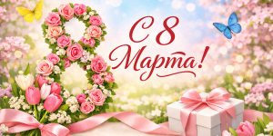 Поздравляем с 8 Марта!