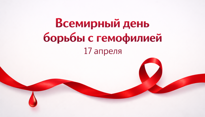 17 апреля — Всемирный день борьбы с гемофилией