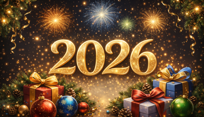 Сеть медицинских центров и лабораторий МедЛаб поздравляет вас с наступающим 2026 годом!