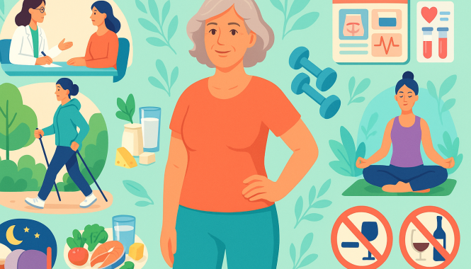 Что надо делать женщине, чтобы сохранить здоровье в период менопаузы?