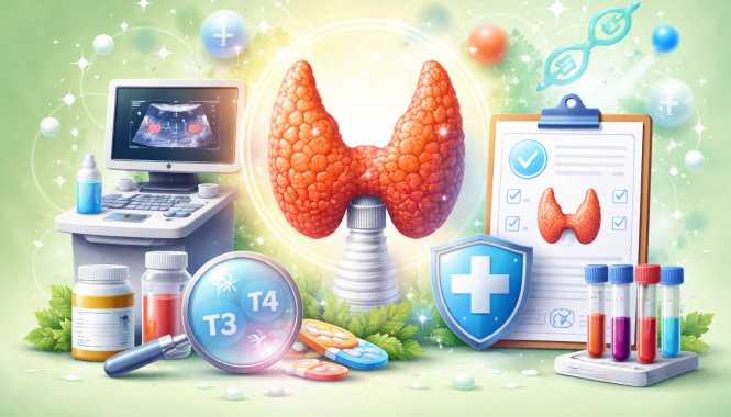 Акция «Консультация эндокринолога и УЗИ щитовидной железы» в МедЛаб Дыбенко и МедЛаб Елизаровская